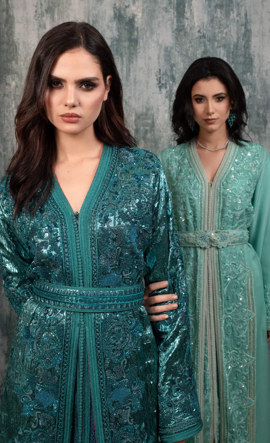 Caftan traditionnel brodé